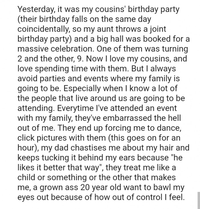 They always end up forcing the OP to dance or click pictures with them