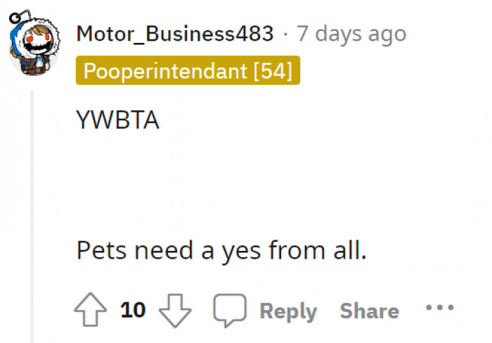 Short and concise. All people involved must say yes.