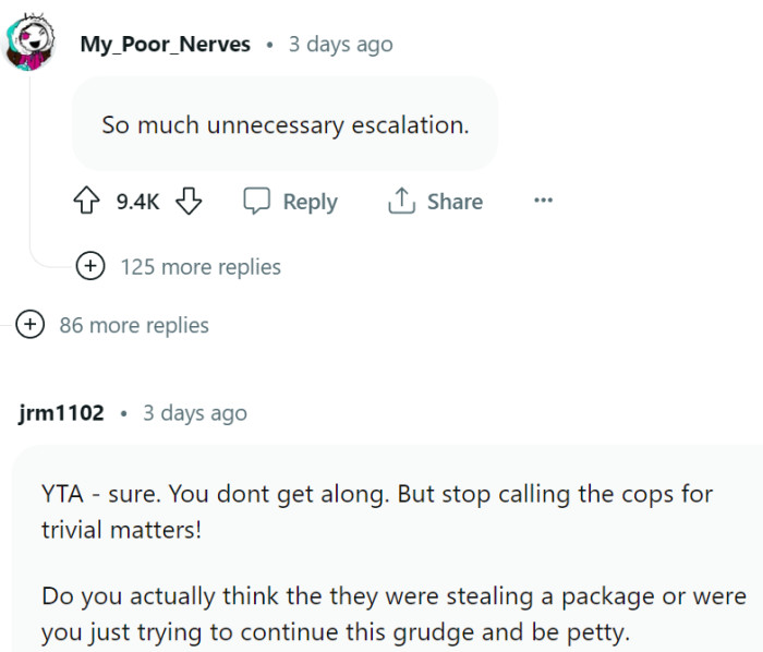 OP is just trying to continue this grudge and be petty.