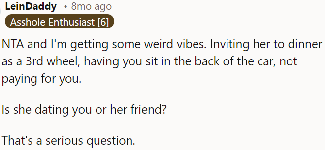 Sounds like something's off.