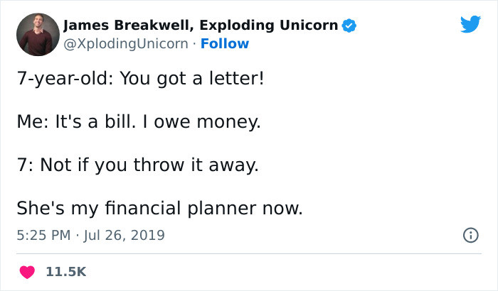 9. I like the way she thinks. I'll hire her full-time.