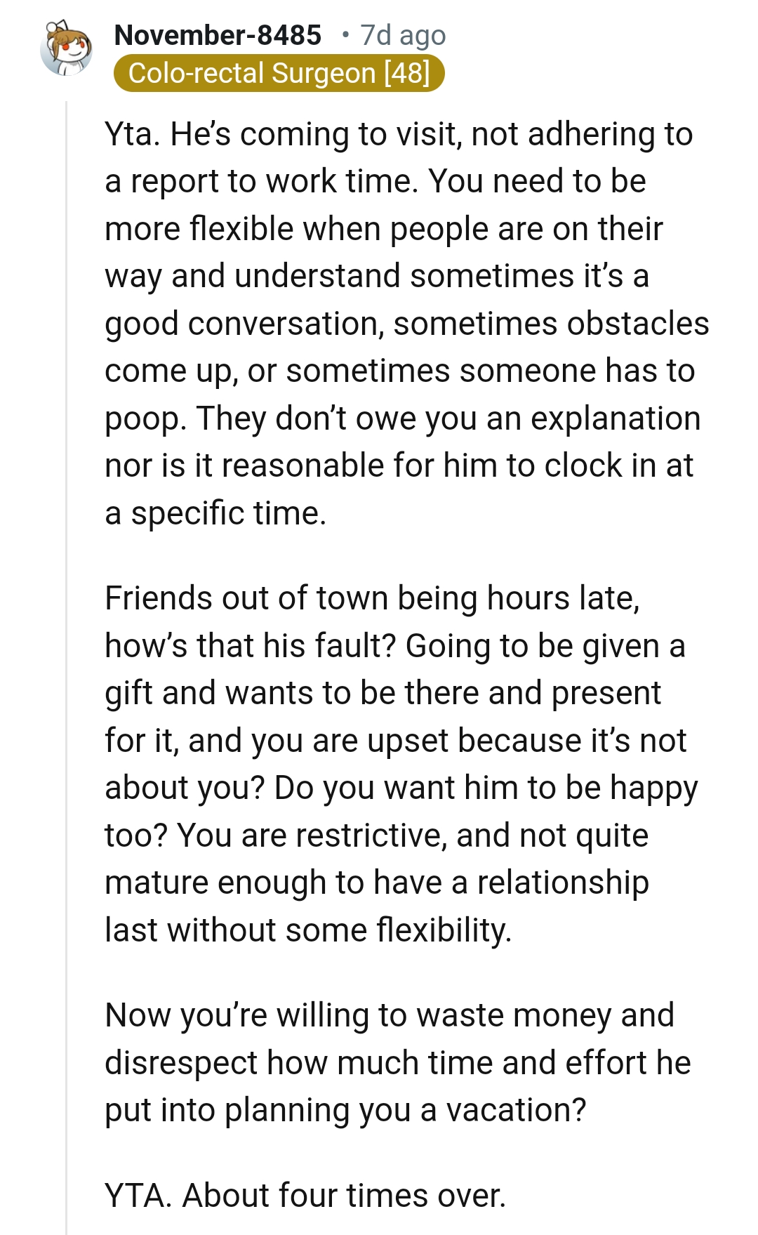 Clocking in at a specific time