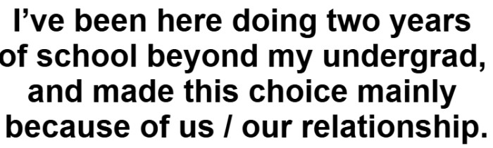 Her path was built with him in mind, which makes this moment feel shared.