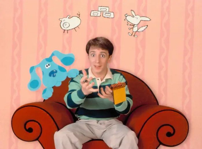 15. Steve Burns as the host of Blue's Clues