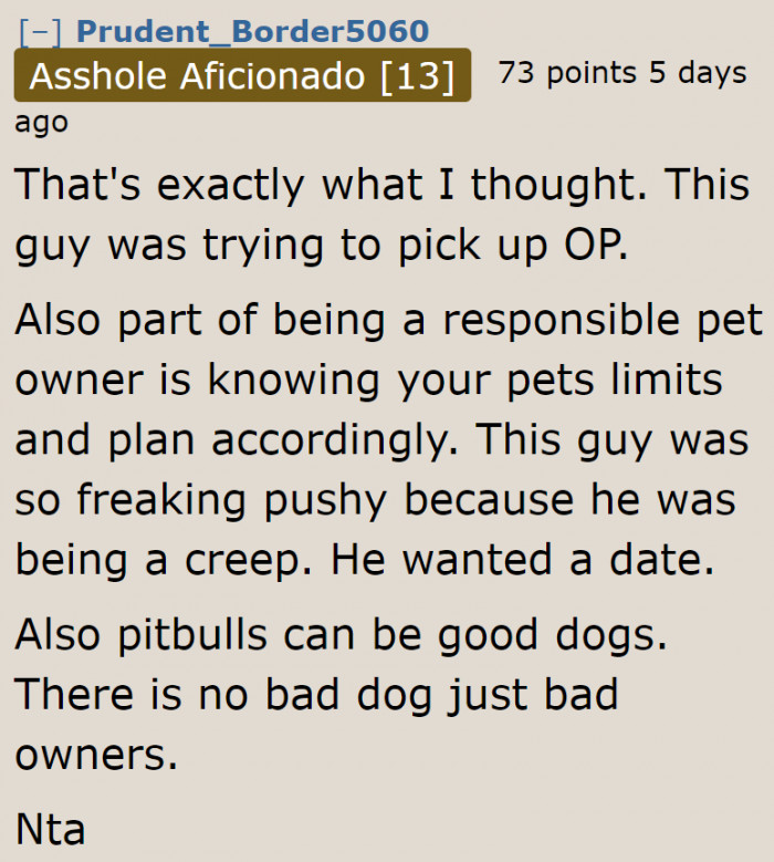 He's a creep indeed.