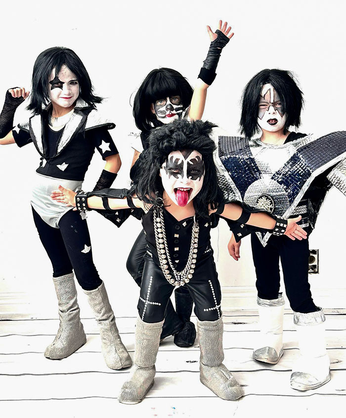 31. Our Kids And The Neighbors Kids Dressed Up As Kiss Last Year For Halloween