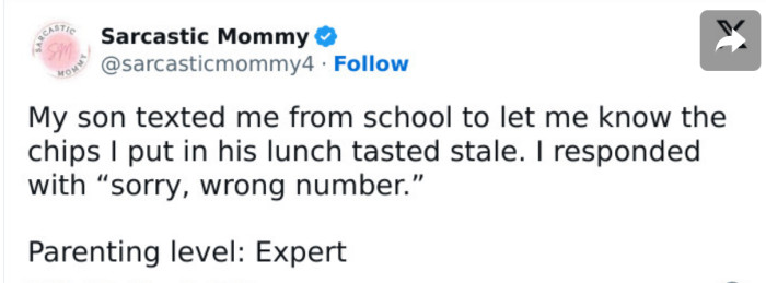 20. Parenting Level: Expert