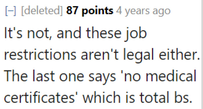 The job ad is for Malaysian workers, and according to this Redditor, the salary is not enough for daily living. It's illegal too.