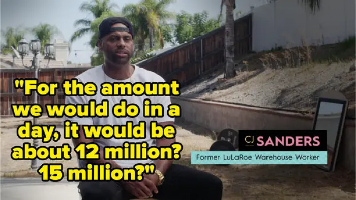 21. According to a warehouse worker, they had to handle and store up to 15 million units of LuLaRoe merchandise daily