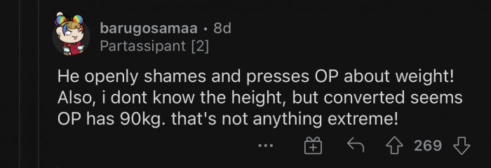 It's not even extreme at all.