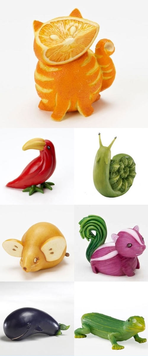 12. A Delicious Fruit and Veggie Tribute to the Animal Kingdom