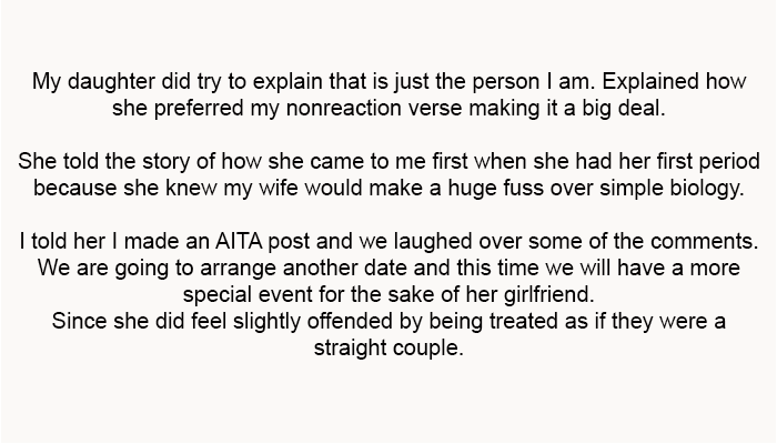 She did feel slightly offended