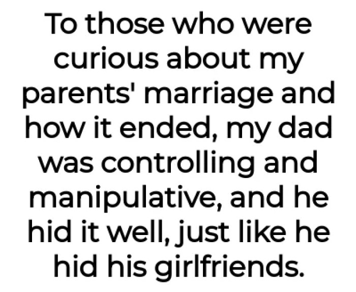 The OP's family background.