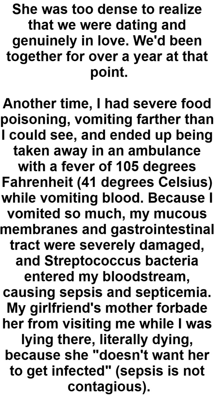 They had been together for over a year at that point