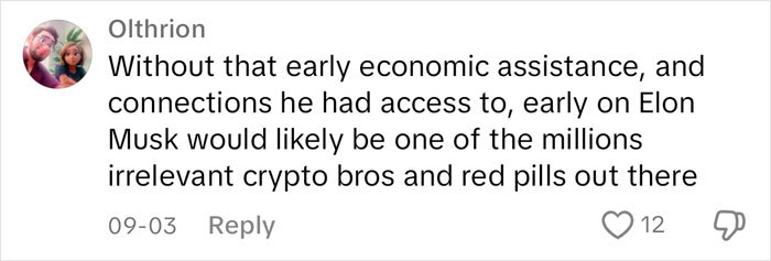 Luckily for him, his early financial support and connections ensured his success