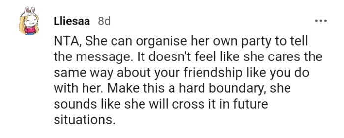 The OP should make this a boundary