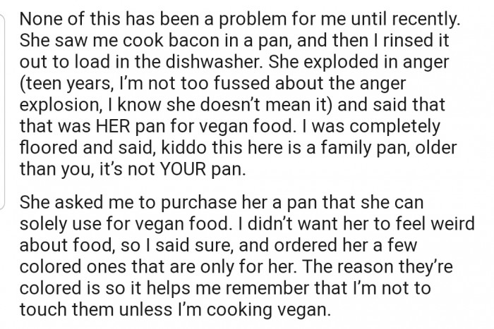 This vegan teen is making some interesting demands