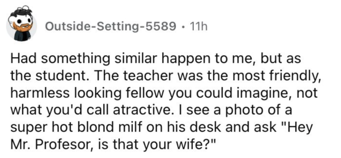 16. That your wife?
