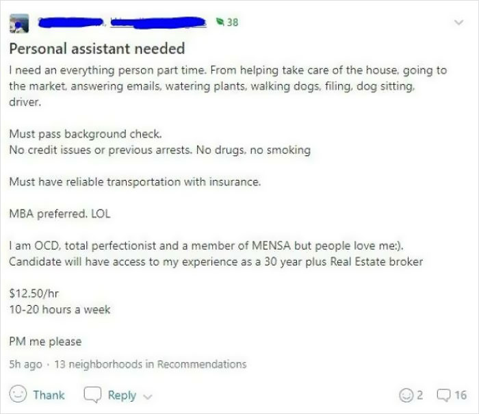 22. An MBA for this amount? She’s got to be kidding