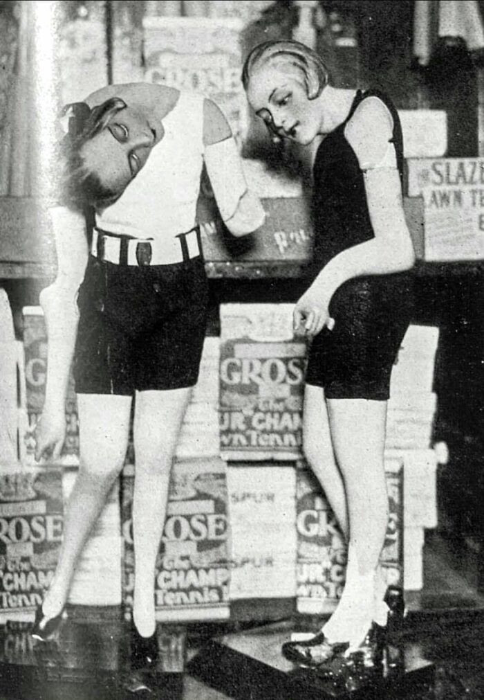 "Two Wax Department Store Mannequins Melt During A Heat Wave In London, 1929"