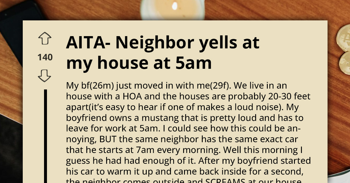 Lady Bewildered With Her Neighbor's Early Morning Attitude About Her BF's Mustang, Plans To Involve HOA