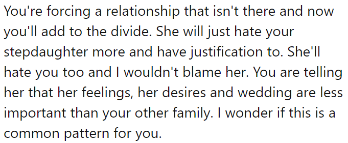 The OP is forcing a relationship that doesn't exist