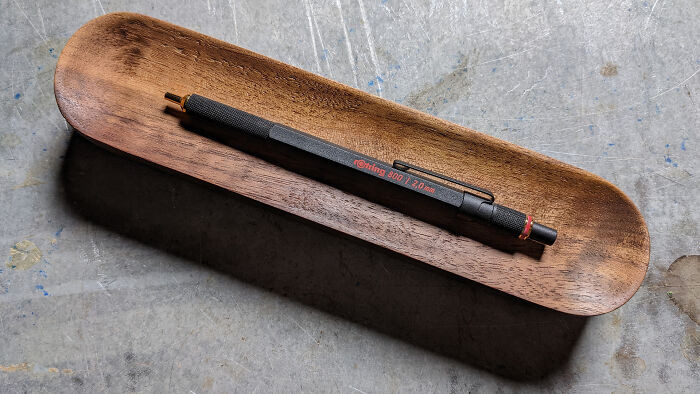 "I Made This Walnut Pencil Tray, What Do You Think?"