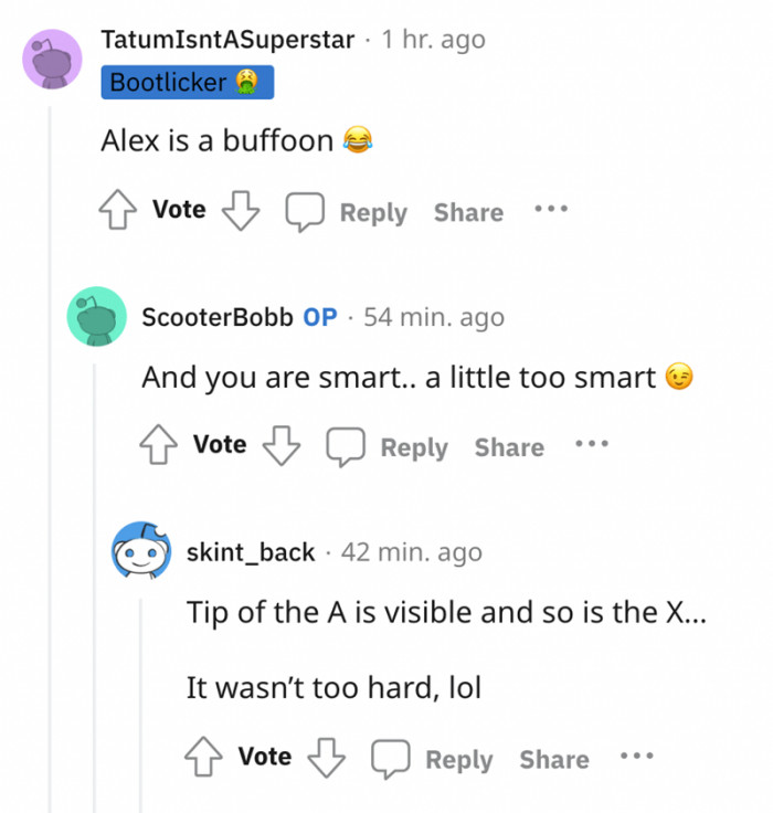 You are a little too smart