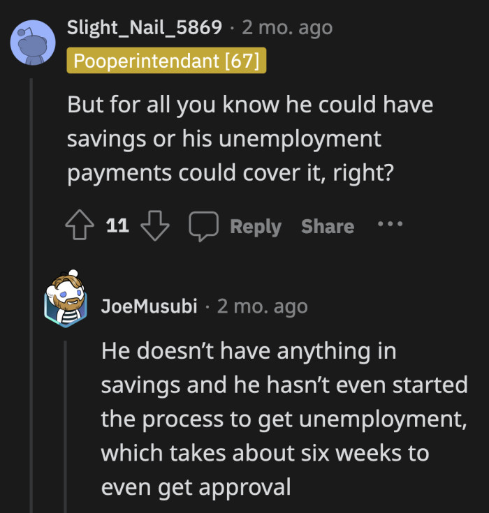 After a few back and forths, Redditors were able to understand where OP's frustrations stemmed from