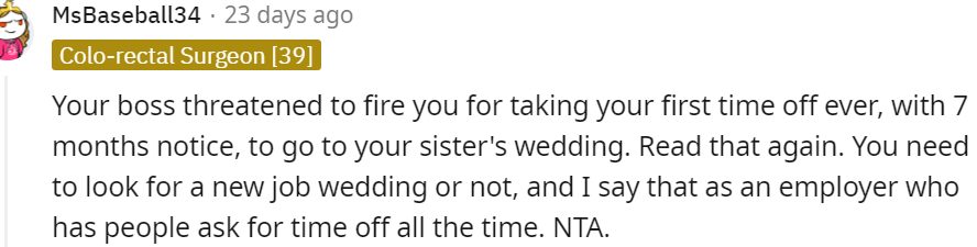 6. You need to look for a new job