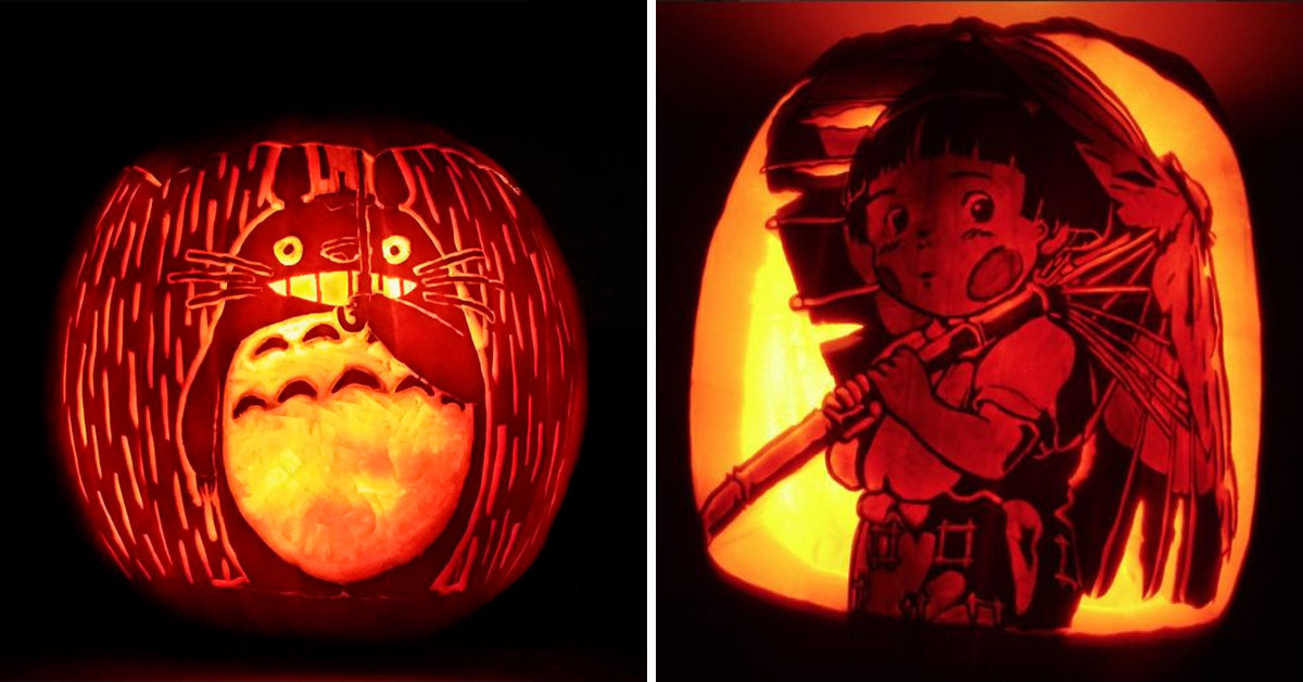50 Fan-Made Studio Ghibli Halloween Pumpkin Carvings