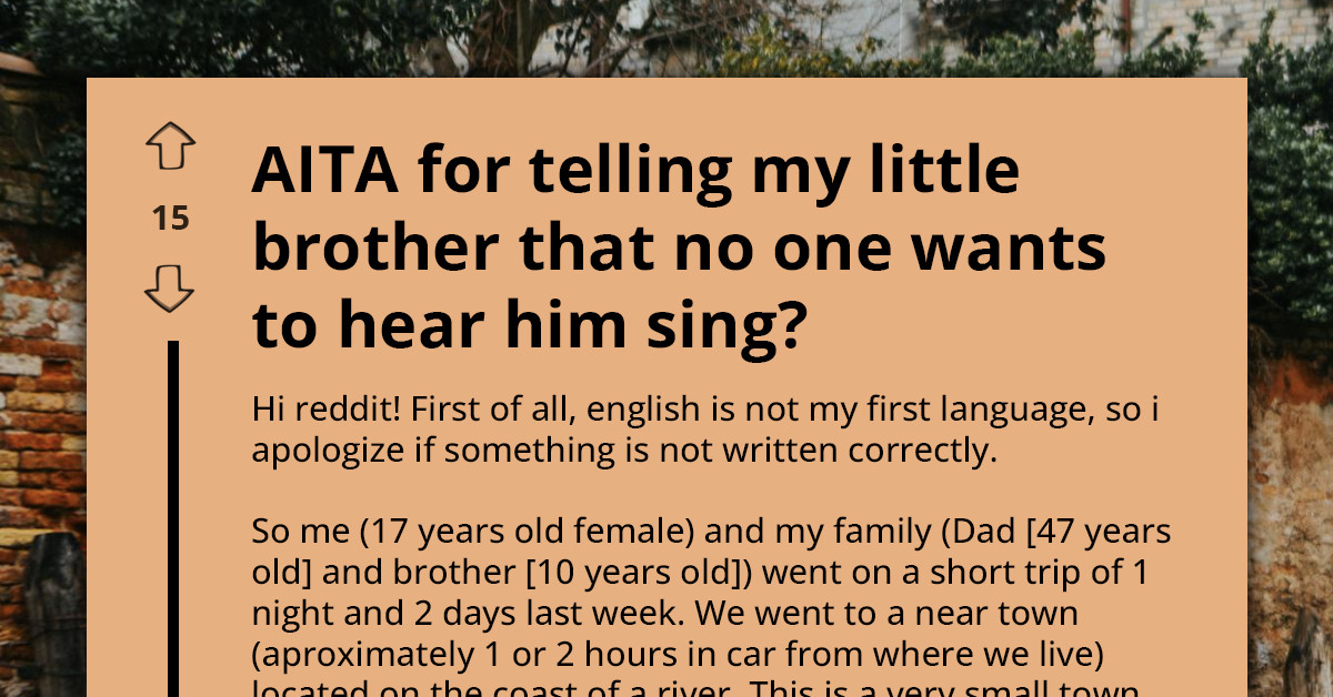 Teen Feels Guilty After Her Remarks Made Her Brother Quit His Big Singing Moment