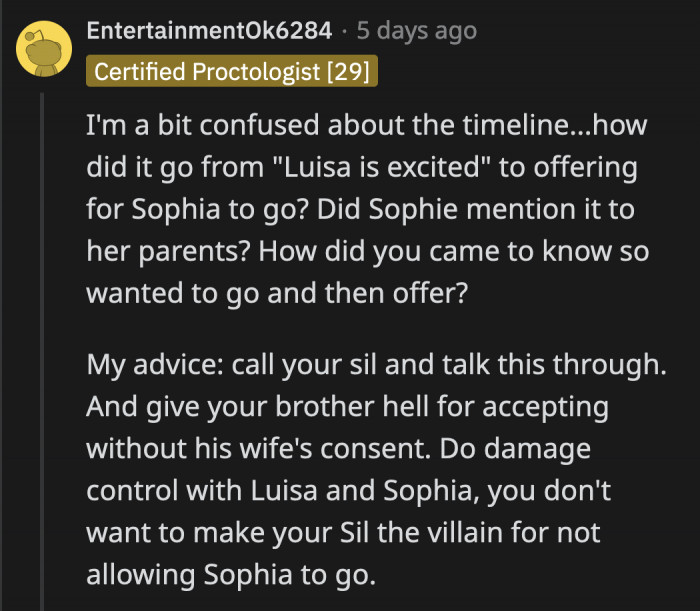 We Only Know Limited Details of the Story, and the Post Did Make It Seem Like This All Happened Quickly