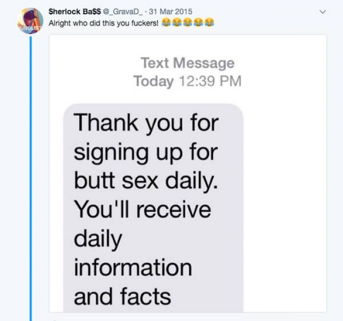 16. His wife signed him up for this. 😂