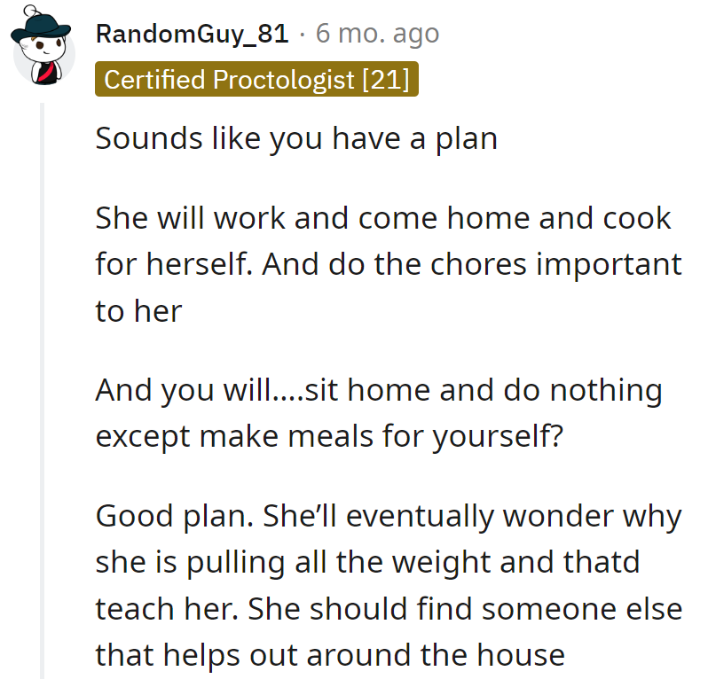 He's on a solo mission of self-sufficiency—cooking for one and choreography by choice. A domestic drama in the making!