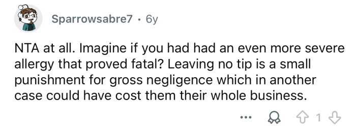 It’s a small punishment for gross negligence.