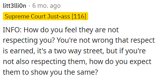 It's a two-way street.