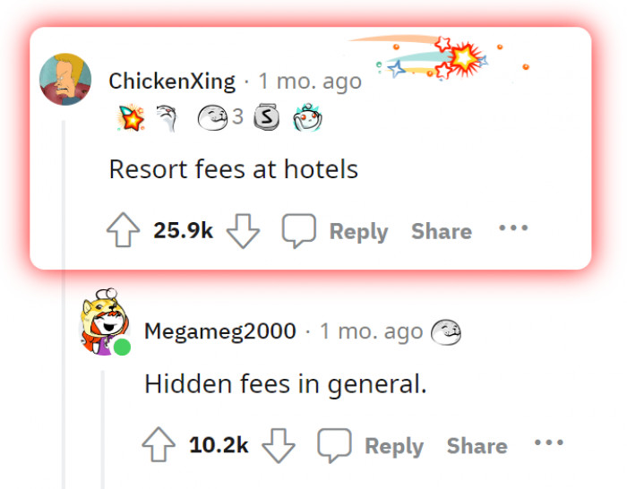 7. Again with the hidden fees!