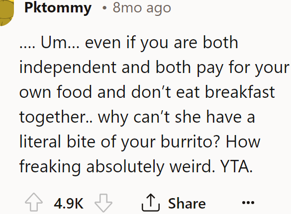 A Redditor said they are very weird