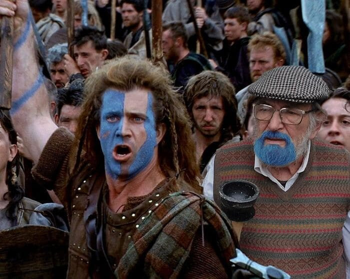 19. “Sorry, I couldn’t find the blue face paint, so I had to use Harpic”