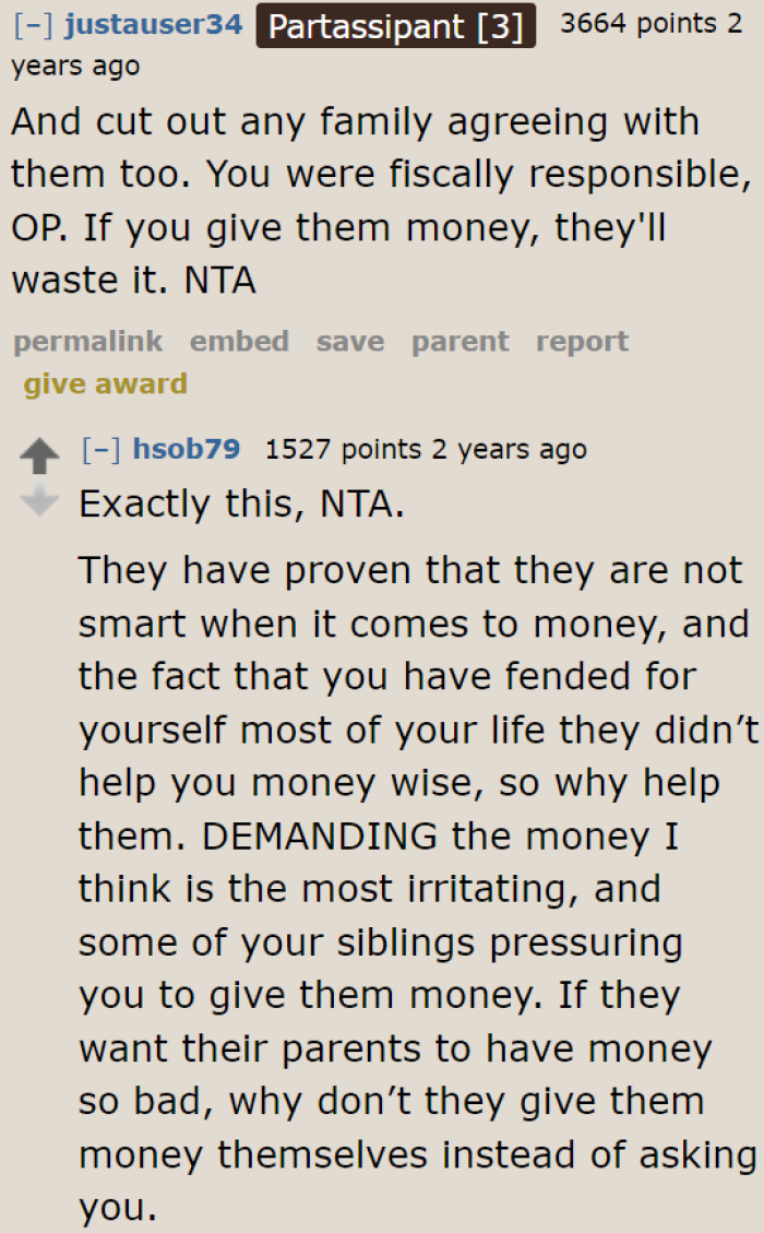 Why give them the 40 grand? The OP knows what will happen to her hard-earned money.