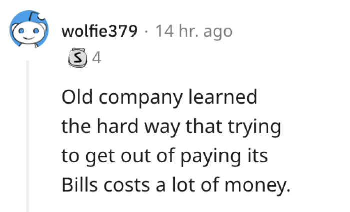 They learned Bill's worth the hard way