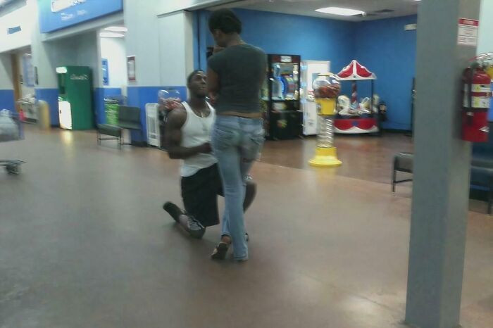 "The Classiest Proposal I've Ever Seen! Also In Walmart"