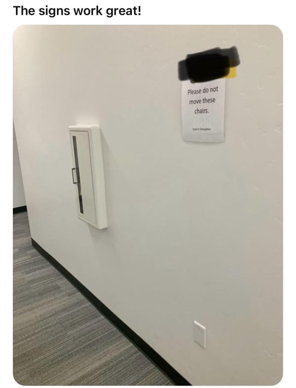 30. Where are the chairs?