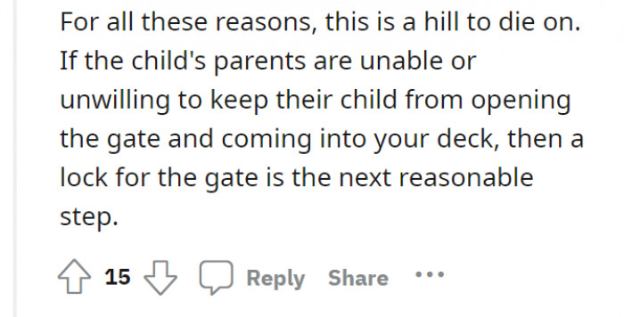 A lock is the next best thing.