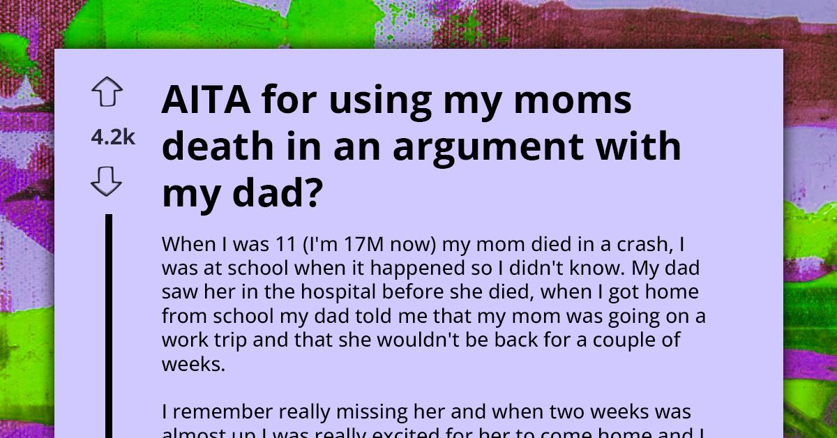 Adolescent's Strained Relationship With His Father After Withholding Mother's Death For Three Weeks