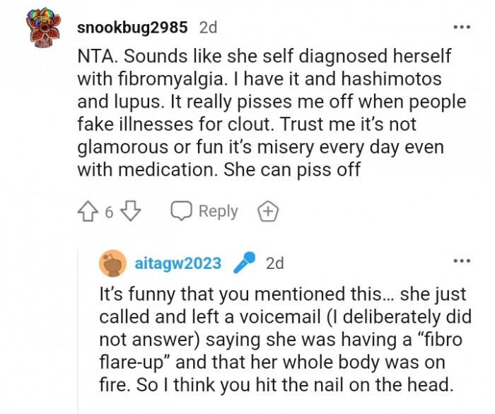 It's misery every day even with medication