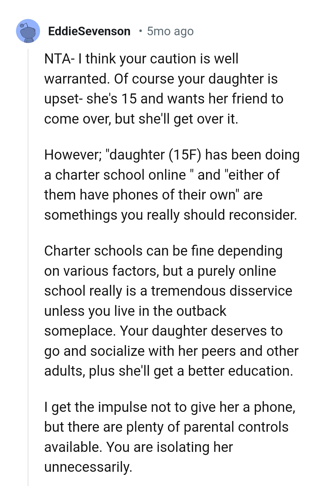 Charter schools can be fine