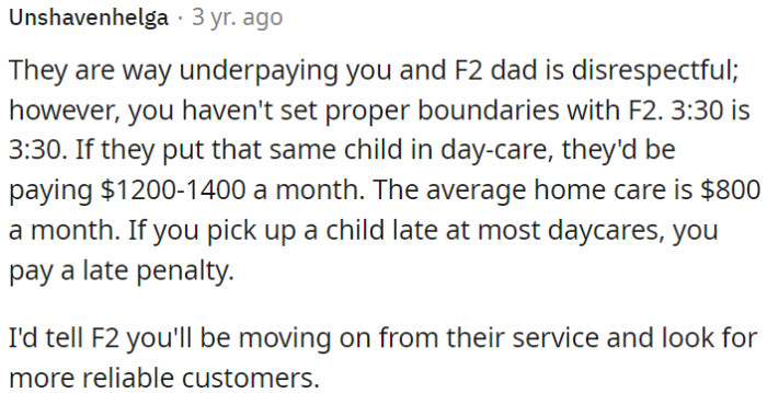 They are paying OP much less than they should be.