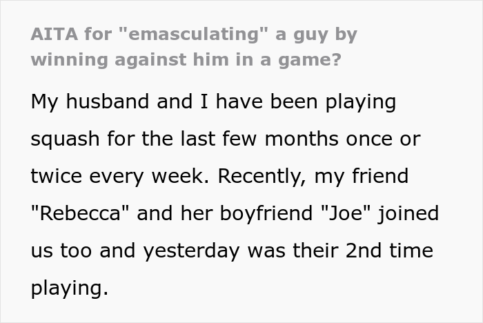 She explained that she and her husband had invited their friends 